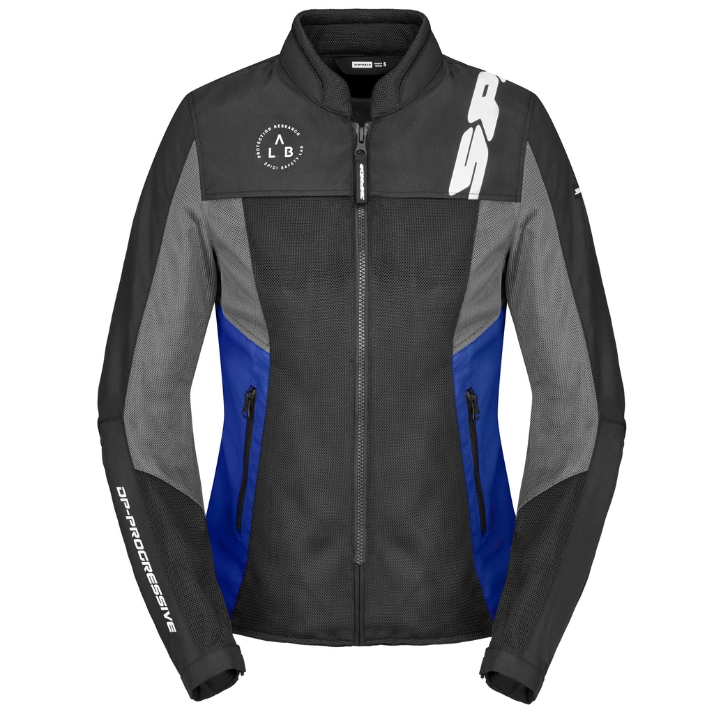Chaqueta Spidi Corsa NET Windout Lady - Negro/Azul
