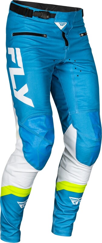 FLY RACING Pantalón infantil MTB FLY RACING Rayce - Azul / Blanco / Lima Azul & Azul & Blanco & Verde