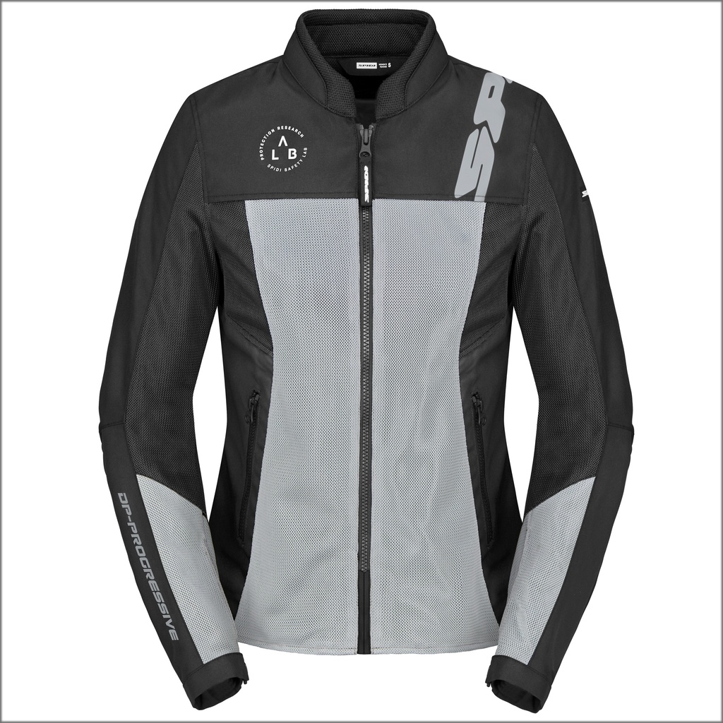 Chaqueta Spidi Corsa NET Windout Lady - Gris/Negro