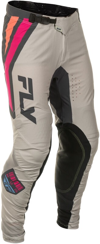 [378-73438] FLY RACING Pantalón FLY RACING Lite S.E. Vice - Gris claro / Rosa / Coral Gris & Gris & Rojo & Rosa