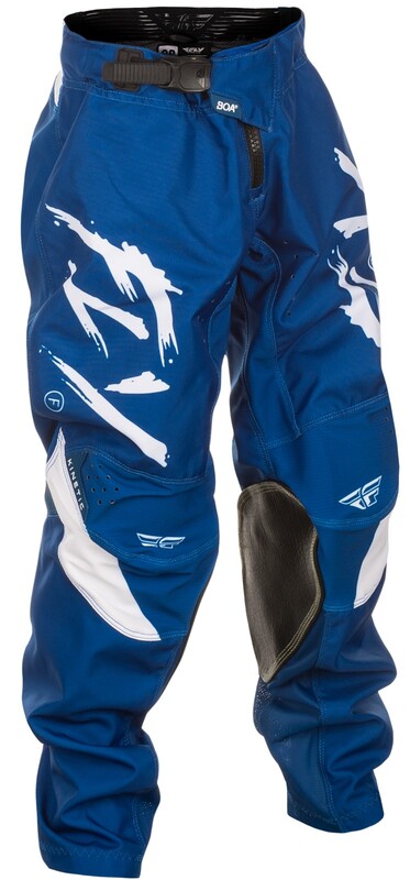 [378-53624] FLY RACING Pantalón infantil FLY RACING Kinetic Stoke - Navy / Blanco Azul & Blanco & Navy