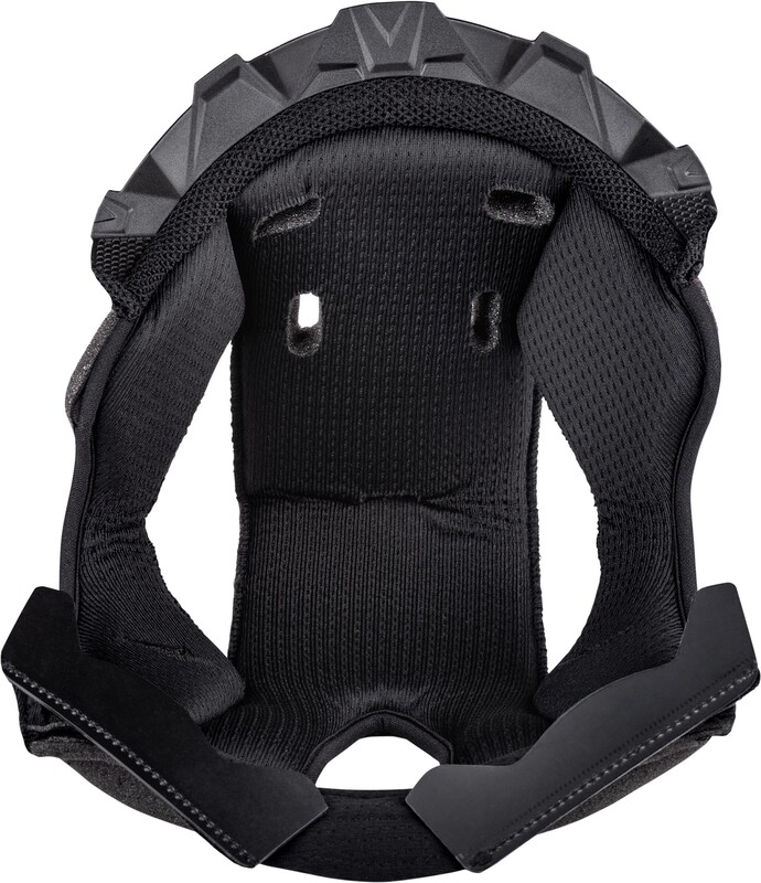 FLY RACING Interior superior FLY RACING para casco infantil MTB RAYCE (YS-18mm) - Negro - YS Negro