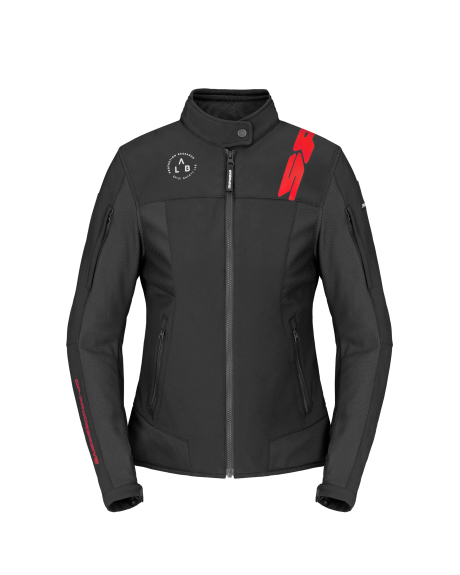 Chaqueta Spidi Corsa TEX Lady - Negro/Azul Cielo