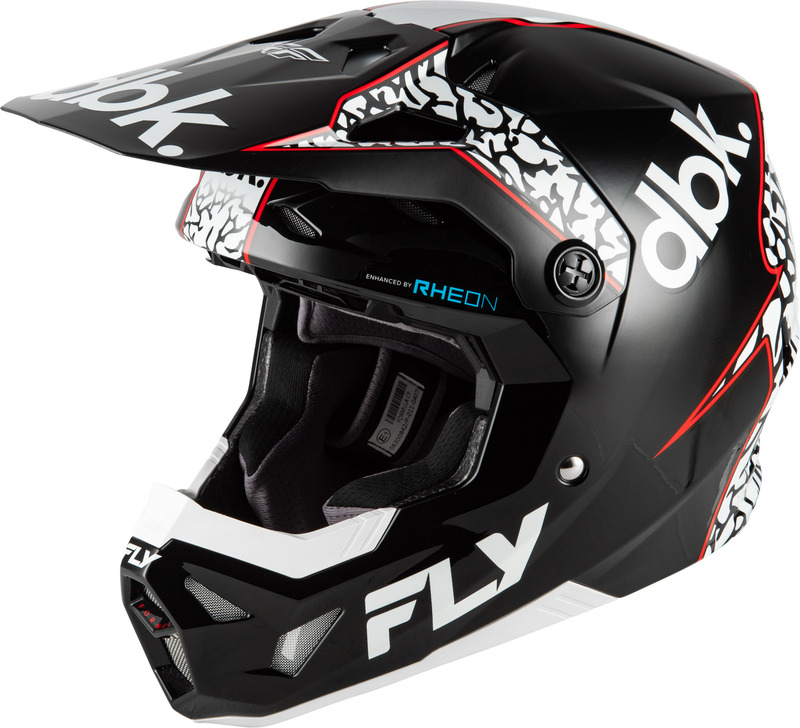 FLY RACING Casco FLY RACING Formula CP Special Edition DBK - negro/blanco/rojo - M Blanco & Negro & Rojo & Negro