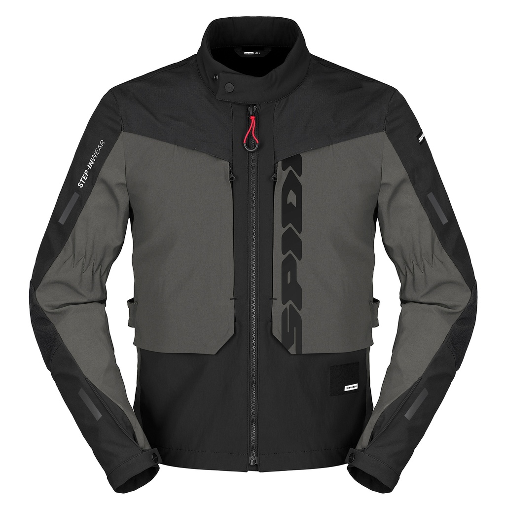 Chaqueta Spidi Terran - Negro/Pizarra