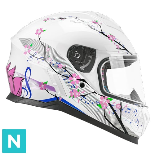 Casco Infantil CGM 265M Micro Music Blanco Rosa