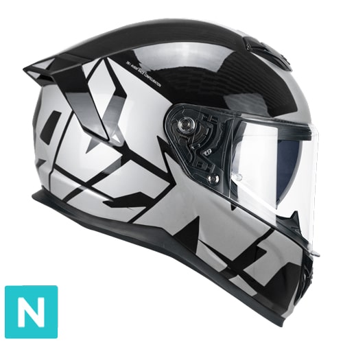 Casco Integral CGM 361T Avent Fibra Street Negro Plata