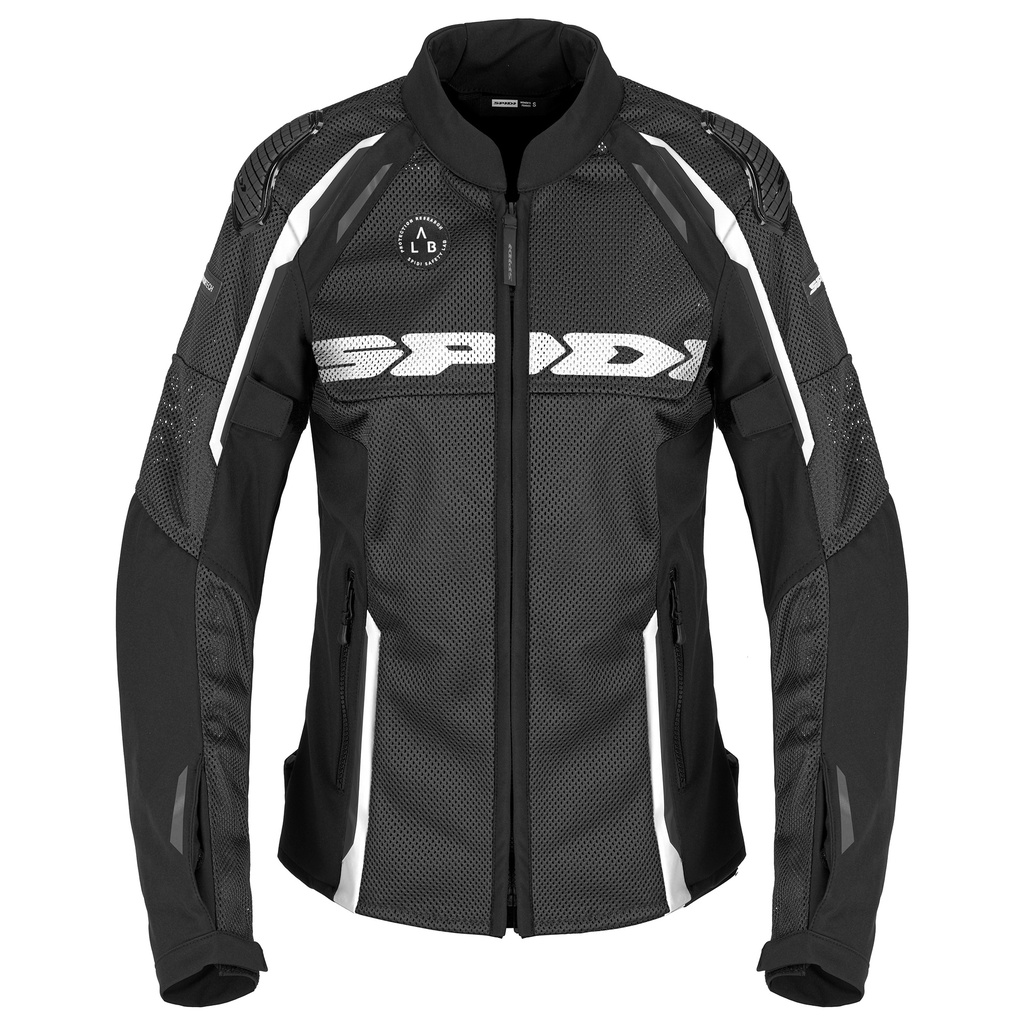 Chaqueta Spidi Race Warrior 2 NET Lady - Negro/Blanco