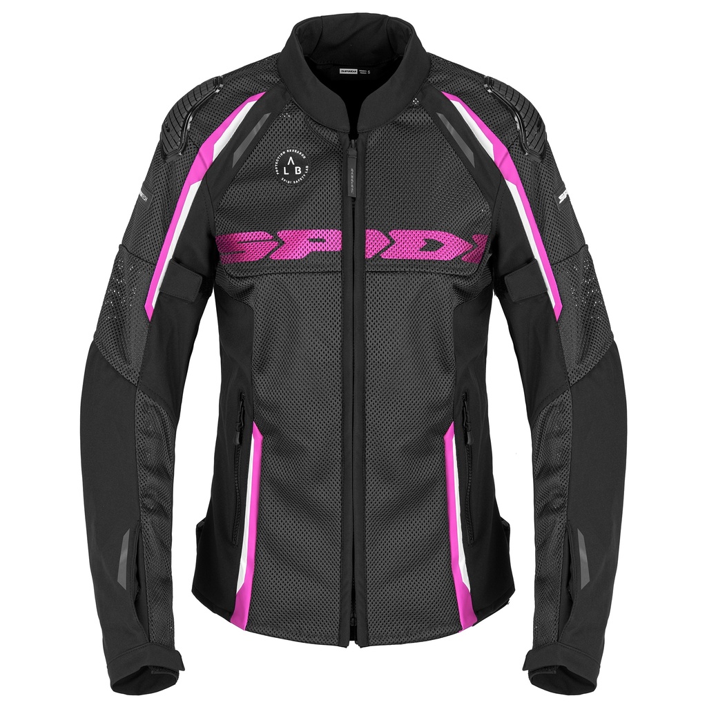 Chaqueta Spidi Race Warrior 2 NET Lady - Negro/Fucsia