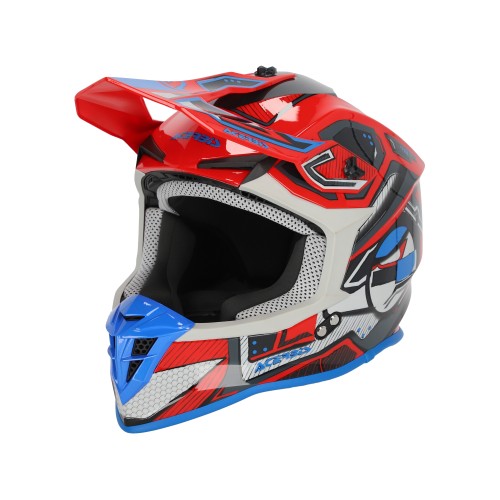 Casco Acerbis Linear 2206 Rojo/Azul