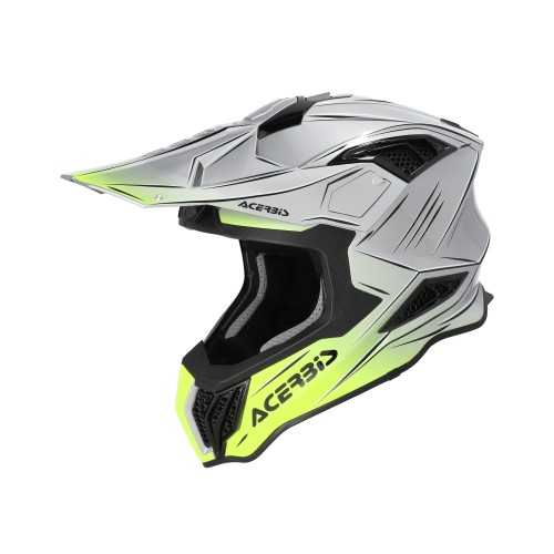 Casco Acerbis Airstrike-X Gris/Amarillo
