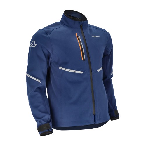 Chaqueta Acerbis X-Duro W-Proof Azul/Naranja