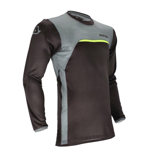 [0024837.318.062] Camiseta Acerbis X-Duro Negro/Amarillo