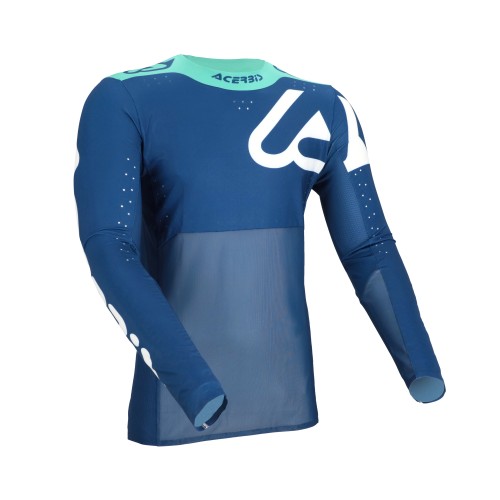 Camiseta Acerbis X-Flex 2.0 Anaheim Azul/Blanco