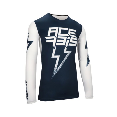 Camiseta Acerbis X-Flex Blizzard Azul/Blanco