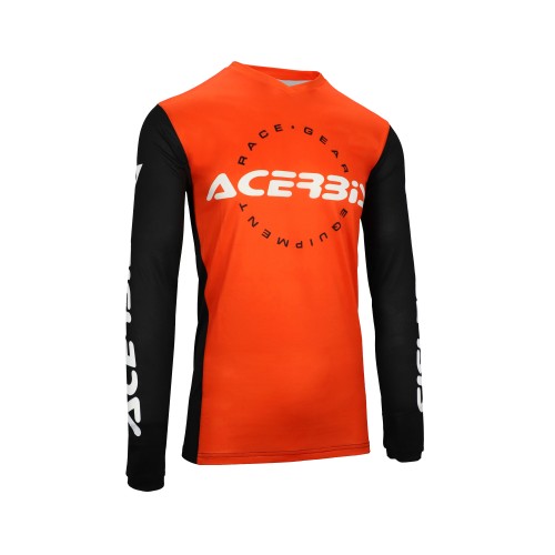 Camiseta Acerbis Mx J-Track Inc. Naranja/Negro