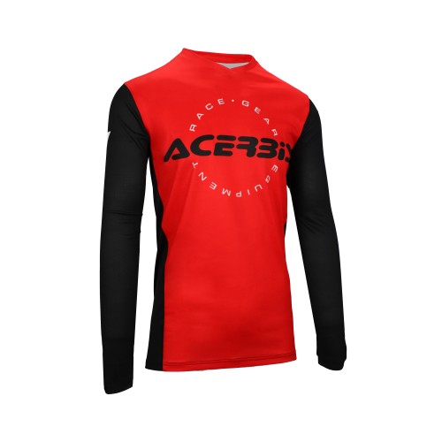 Camiseta Acerbis Mx J-Track Inc. Rojo/Negro