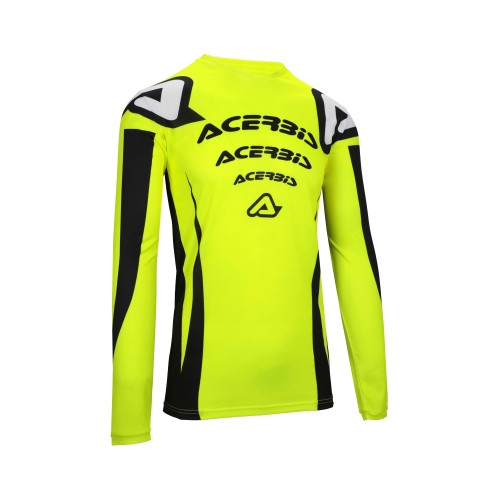 Camiseta Acerbis Mx J-Track Askar Amarillo/Negro