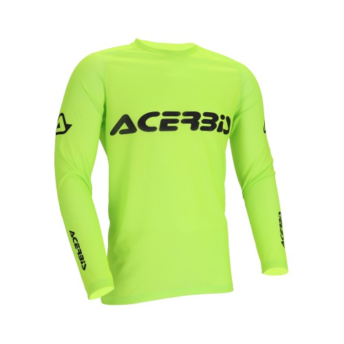 Camiseta Acerbis J-Windy Vent Limelight Verde/Negro