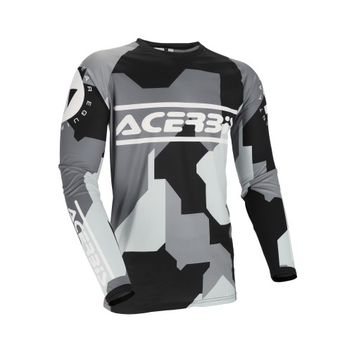 [0026051.319.062] Camiseta Acerbis Mx Linear Sumbawa Negro/Gris (S)