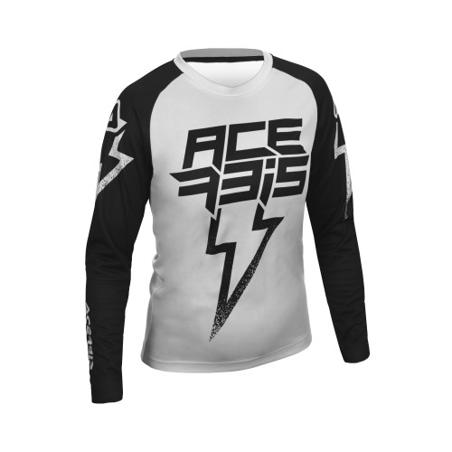 Camiseta Acerbis J-Kid Blizzard Gris/Negro