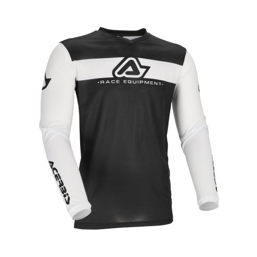 Camiseta Acerbis Mx J-Track Inc. 2.0 Blanco/Negro