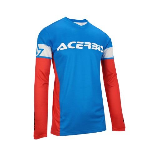 Camiseta Acerbis Mx J-Track Inc. 2.0 Azul/Rojo