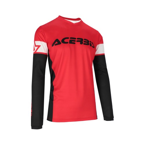 Camiseta Acerbis Mx J-Track Inc. 2.0 Rojo/Negro