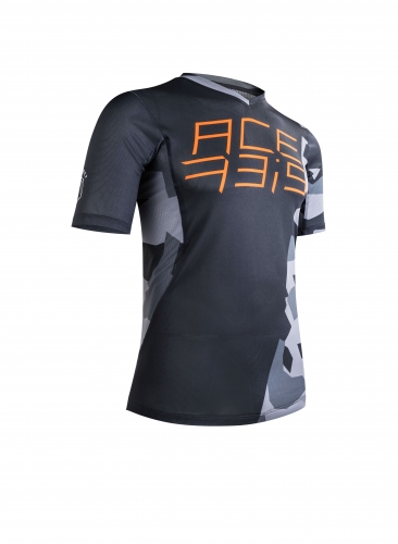 Camiseta Acerbis Mtb Combat Negro/Gris