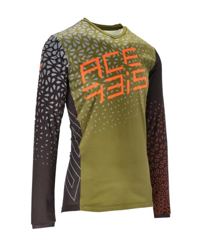 Camiseta Acerbis Mtb Winterfell Negro/Verde