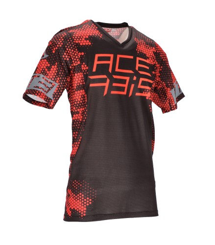 Camiseta Acerbis Mtb Drakaris Negro/Rojo