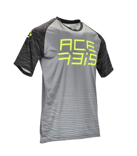 Camiseta Acerbis Mtb Flex Halo Gris/Amarillo