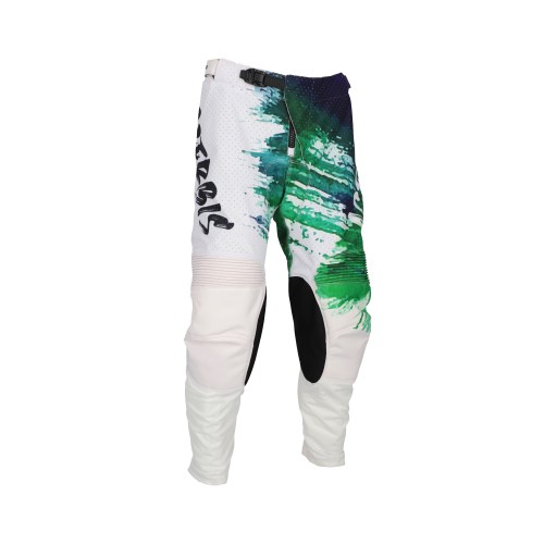 Pantalones Acerbis K-Windy Vent Brush Blanco/Verde
