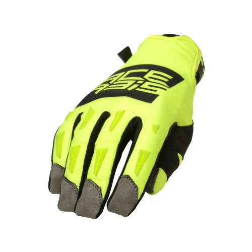 Guantes Acerbis Mx Wp Homologated Negro/Amarillo