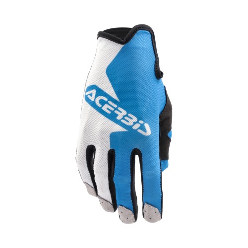 Guantes Acerbis Mx X-P 2.0 Ventilado Azul/Blanco