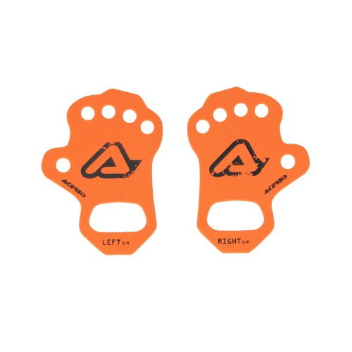 Guantes Acerbis Debajo Del Palmino Naranja/Negro