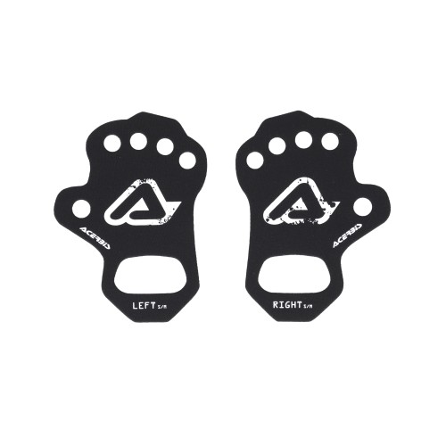 Guantes Acerbis Debajo Del Palmino Negro/Blanco