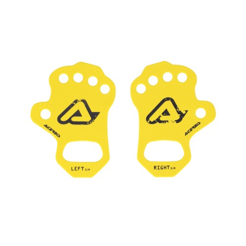 Guantes Acerbis Debajo Del Palmino Negro/Amarillo