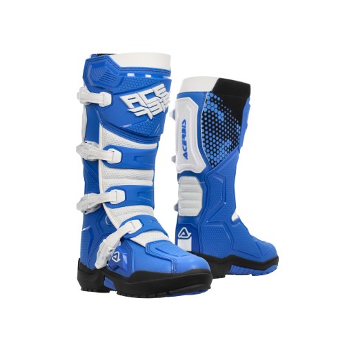 Botas Acerbis Artiglio Azul/Blanco