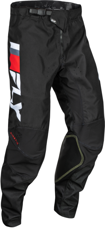 Pantalón Infantil Fly Racing Kinetic Prix - Rojo / Gris / Blanco