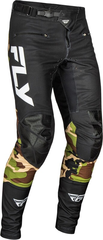 Pantalón Infantil Mtb Fly Racing Rayce - Negro / Camo