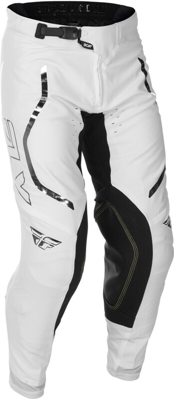 Pantalón Fly Racing Evolution Dst Flash L.e. - Blanco/Plateado