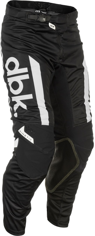Pantalón Fly Racing Kinetic Mesh Dbk - Negro / Blanco