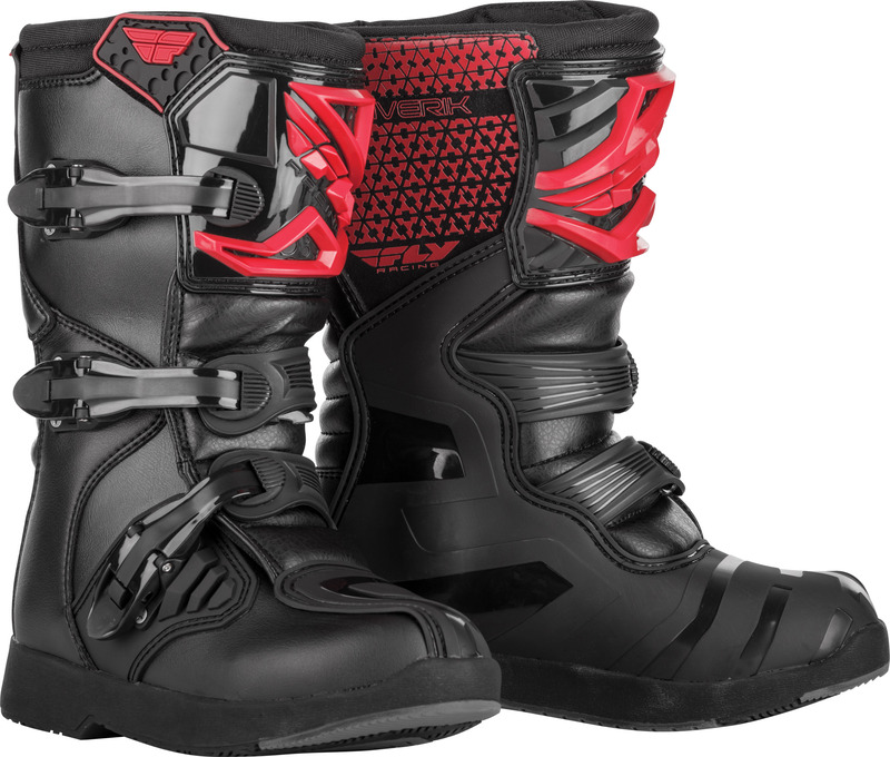 Botas Infantiles Fly Racing Maverik - Rojo / Negro