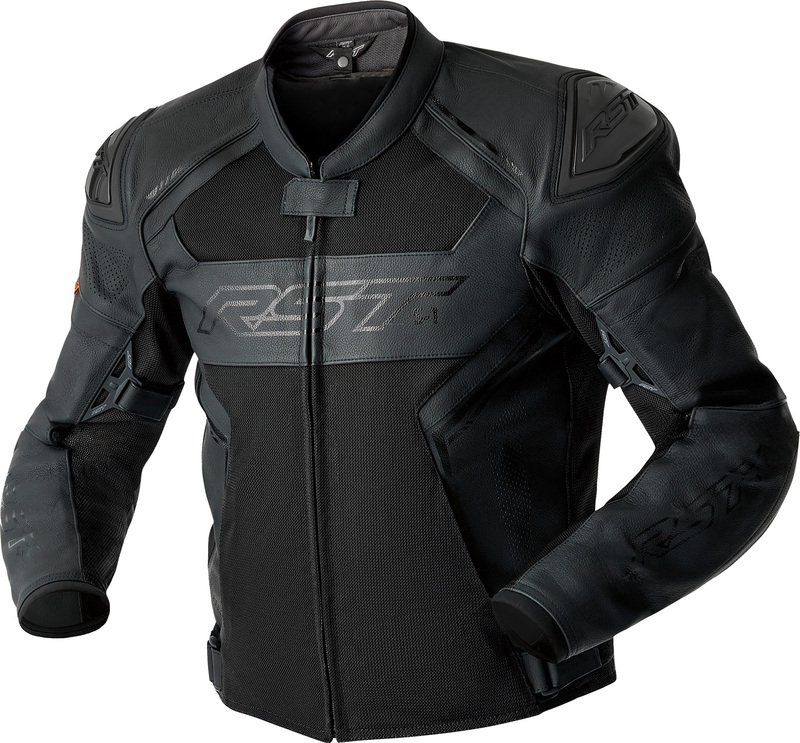 Chaqueta de Piel RST S1 Mesh D3o - Negro