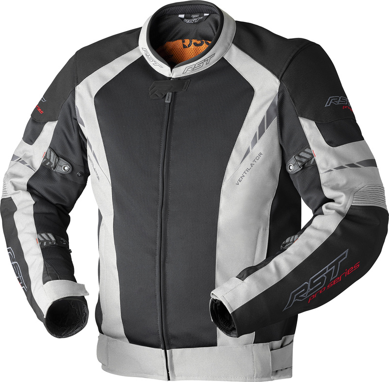 Chaqueta Textil RST Pro Series Ventilator D3o - Negro/Plata