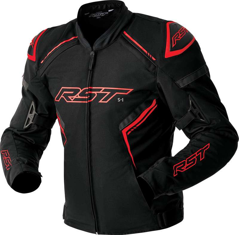 Chaqueta Textil RST S1 D3o - Negro/Rojo