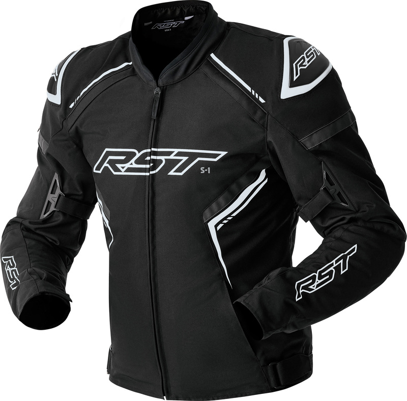 Chaqueta Textil RST S1 D3o - Negro/Blanco