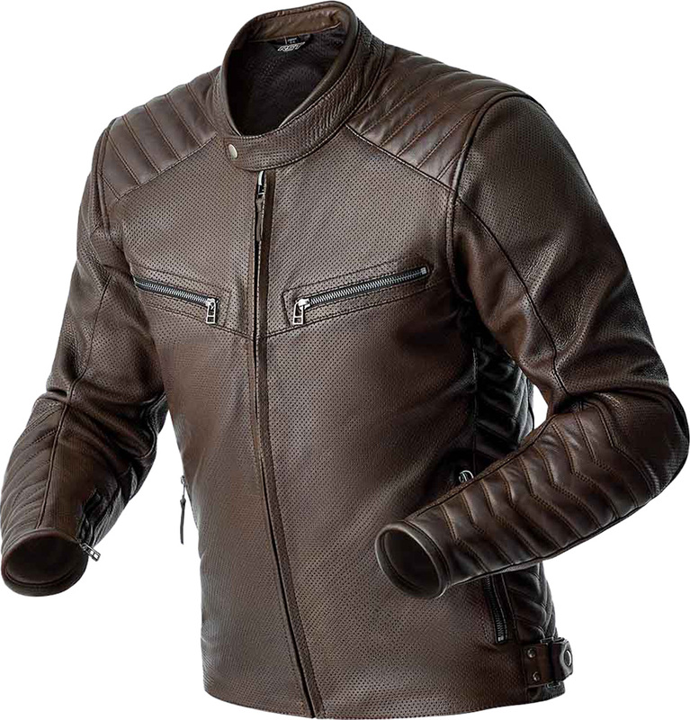 [103638BRN-40] Chaqueta de Piel RST Roadster AIR D3o - Marrón (40)