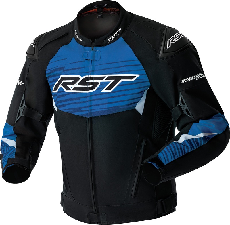 Chaqueta Textil RST Tractech D3o - Negro/Azul